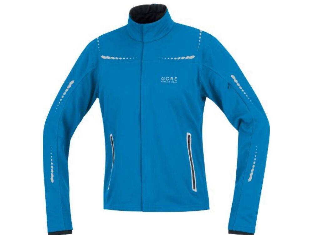 GORE RUNING WEAR MENS WINDSTOPPER ACTIVE SHELL JACKET SZ XL